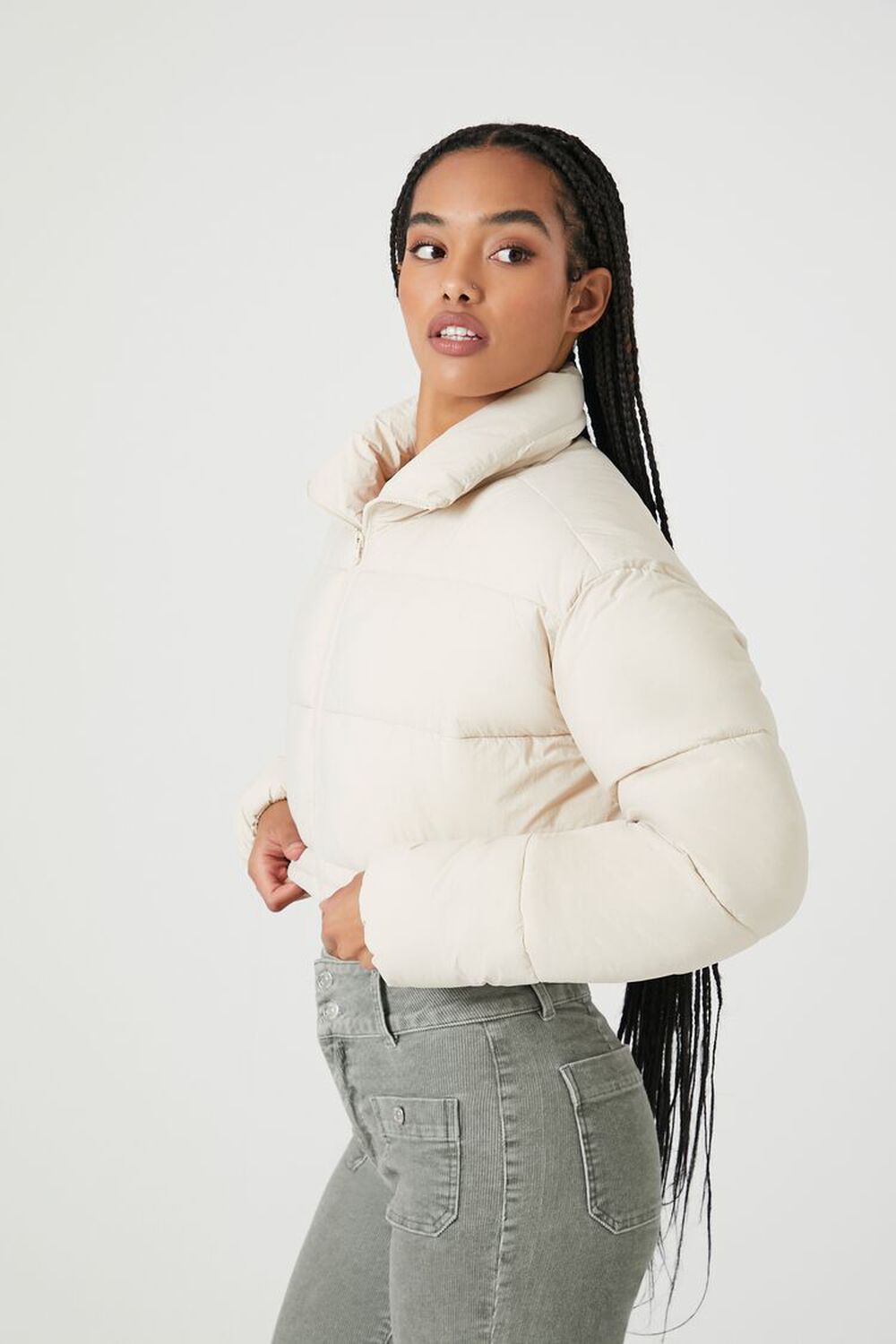 Cropped Puffer Jacket